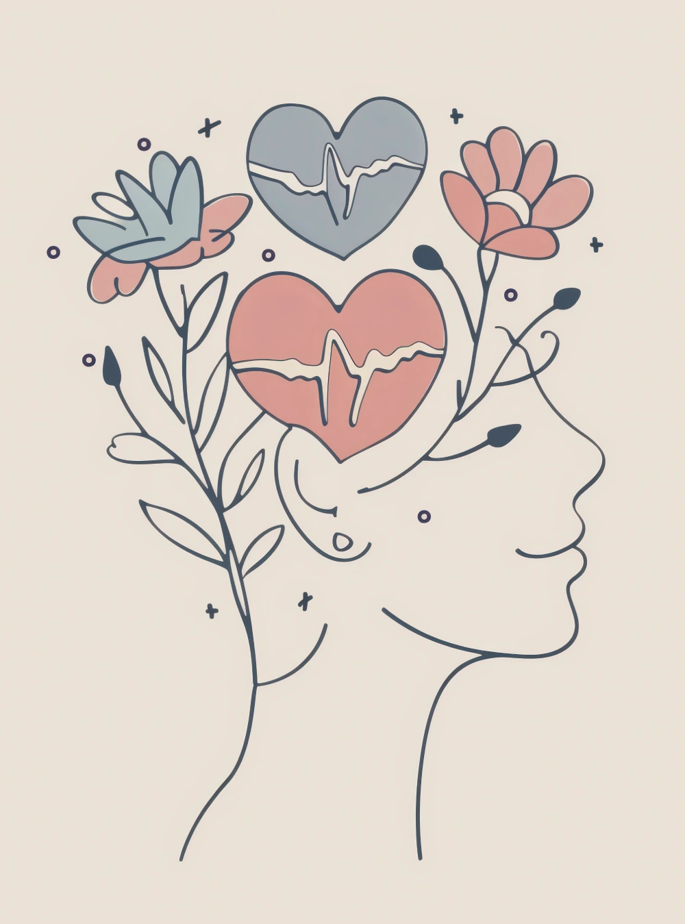 digital-art-style-illustration-mental-health-day-awareness